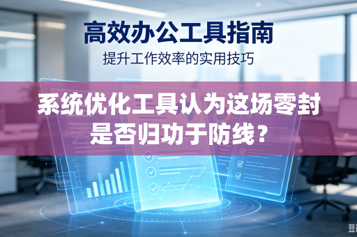 系统优化工具认为这场零封是否归功于防线？