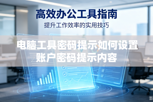 电脑工具密码提示如何设置账户密码提示内容