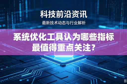 系统优化工具认为哪些指标最值得重点关注？