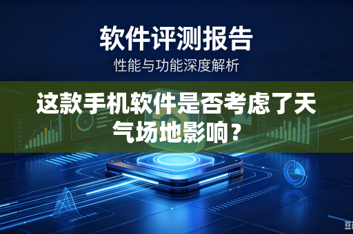 这款手机软件是否考虑了天气场地影响？