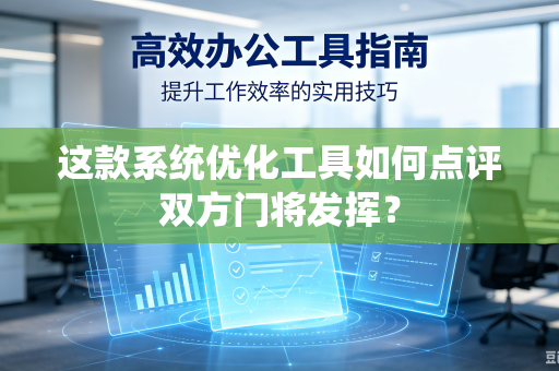 这款系统优化工具如何点评双方门将发挥？