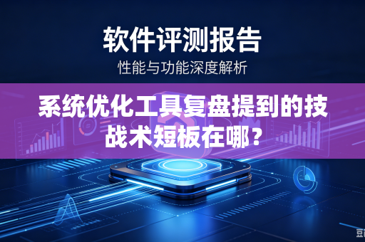 系统优化工具复盘提到的技战术短板在哪？
