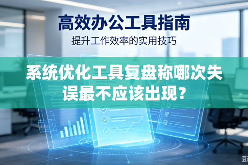 系统优化工具复盘称哪次失误最不应该出现？