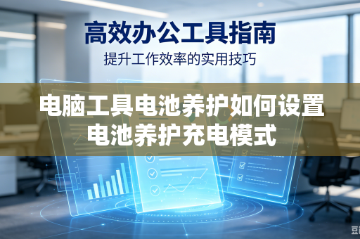 电脑工具电池养护如何设置电池养护充电模式