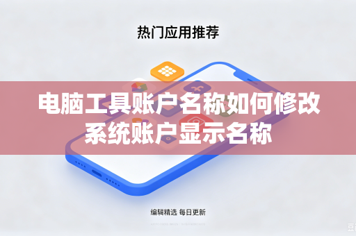 电脑工具账户名称如何修改系统账户显示名称