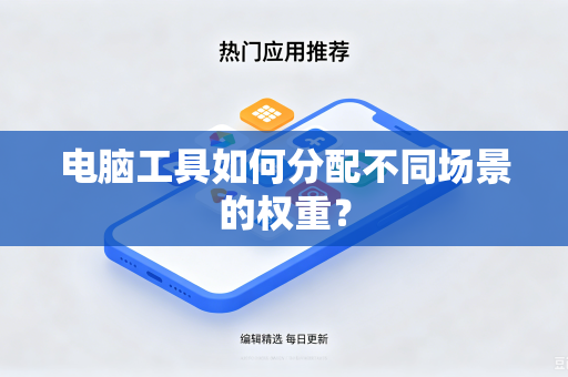 电脑工具如何分配不同场景的权重？