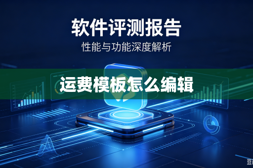 运费模板怎么编辑