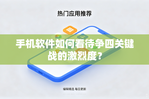 手机软件如何看待争四关键战的激烈度？