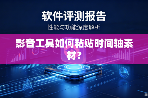影音工具如何粘贴时间轴素材？