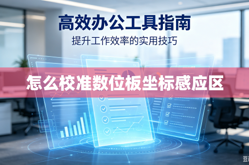 怎么校准数位板坐标感应区