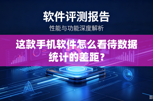这款手机软件怎么看待数据统计的差距？
