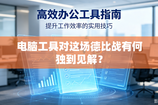 电脑工具对这场德比战有何独到见解？