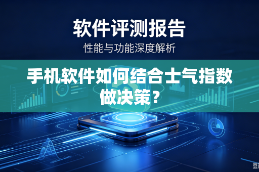 手机软件如何结合士气指数做决策？