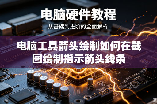 电脑工具箭头绘制如何在截图绘制指示箭头线条