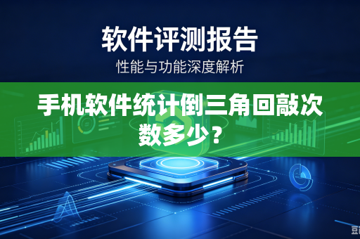 手机软件统计倒三角回敲次数多少？