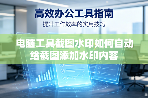 电脑工具截图水印如何自动给截图添加水印内容