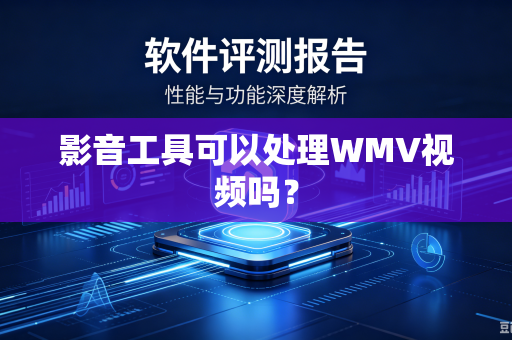 影音工具可以处理WMV视频吗？