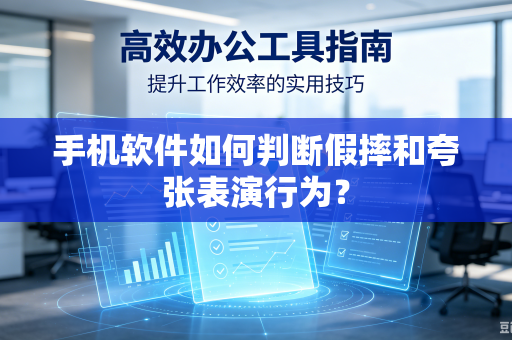 手机软件如何判断假摔和夸张表演行为？-第1张图片-电脑手机工具软件下载 - 免费实用工具合集 | 联启科技