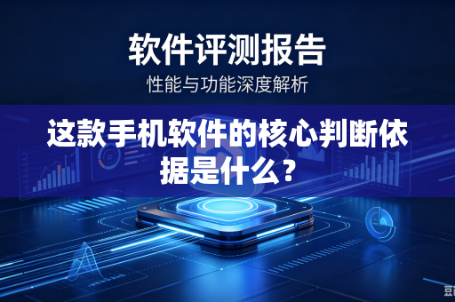这款手机软件的核心判断依据是什么？