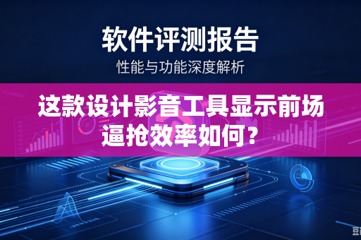 这款设计影音工具显示前场逼抢效率如何？
