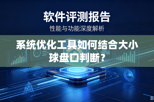 系统优化工具如何结合大小球盘口判断？