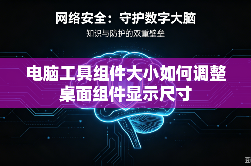 电脑工具组件大小如何调整桌面组件显示尺寸