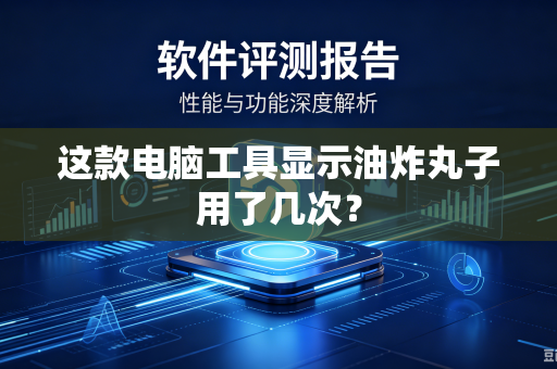 这款电脑工具显示油炸丸子用了几次？