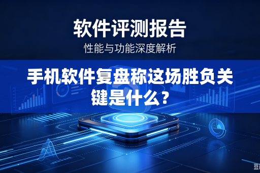 手机软件复盘称这场胜负关键是什么？
