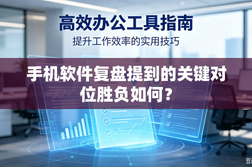 手机软件复盘提到的关键对位胜负如何？