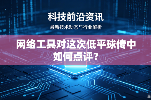 网络工具对这次低平球传中如何点评？