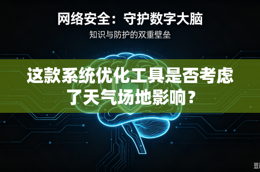 这款系统优化工具是否考虑了天气场地影响？