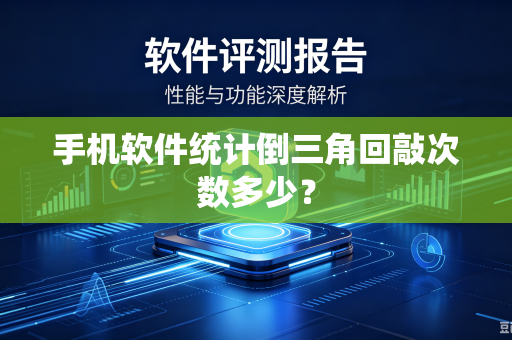 手机软件统计倒三角回敲次数多少？