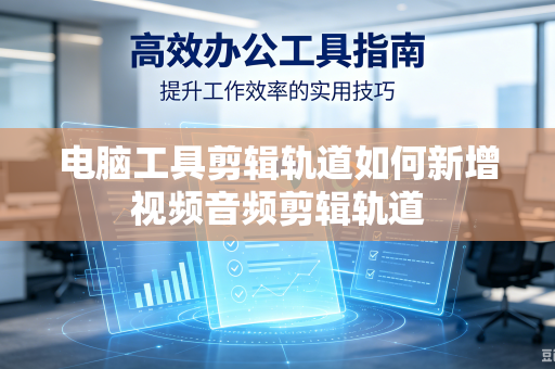 电脑工具剪辑轨道如何新增视频音频剪辑轨道