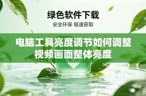 电脑工具亮度调节如何调整视频画面整体亮度