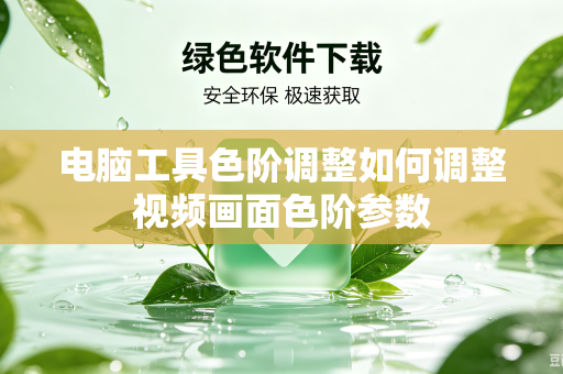 电脑工具色阶调整如何调整视频画面色阶参数