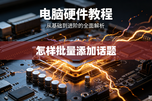 怎样批量添加话题