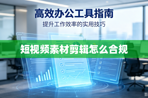 短视频素材剪辑怎么合规