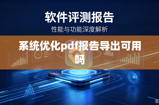 系统优化pdf报告导出可用吗