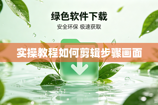 实操教程如何剪辑步骤画面