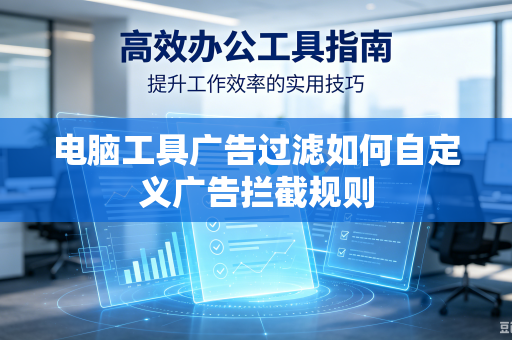 电脑工具广告过滤如何自定义广告拦截规则