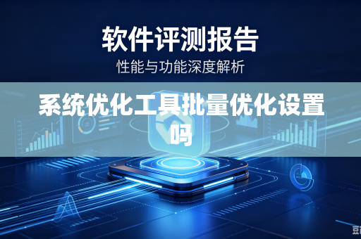 系统优化工具批量优化设置吗
