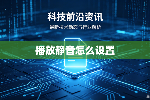播放静音怎么设置