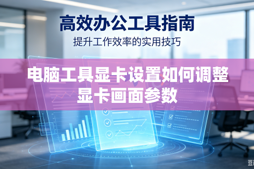 电脑工具显卡设置如何调整显卡画面参数