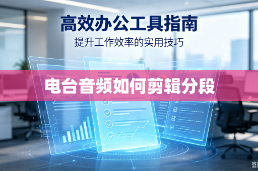 电台音频如何剪辑分段