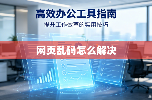 网页乱码怎么解决