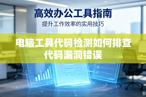 电脑工具代码检测如何排查代码漏洞错误