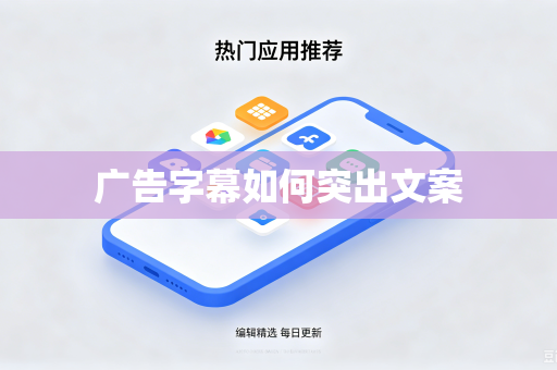 广告字幕如何突出文案