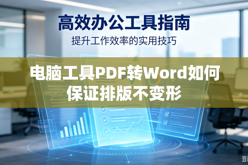 电脑工具PDF转Word如何保证排版不变形