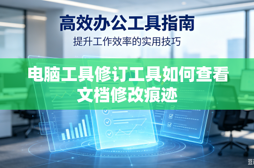 电脑工具修订工具如何查看文档修改痕迹