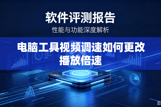 电脑工具视频调速如何更改播放倍速